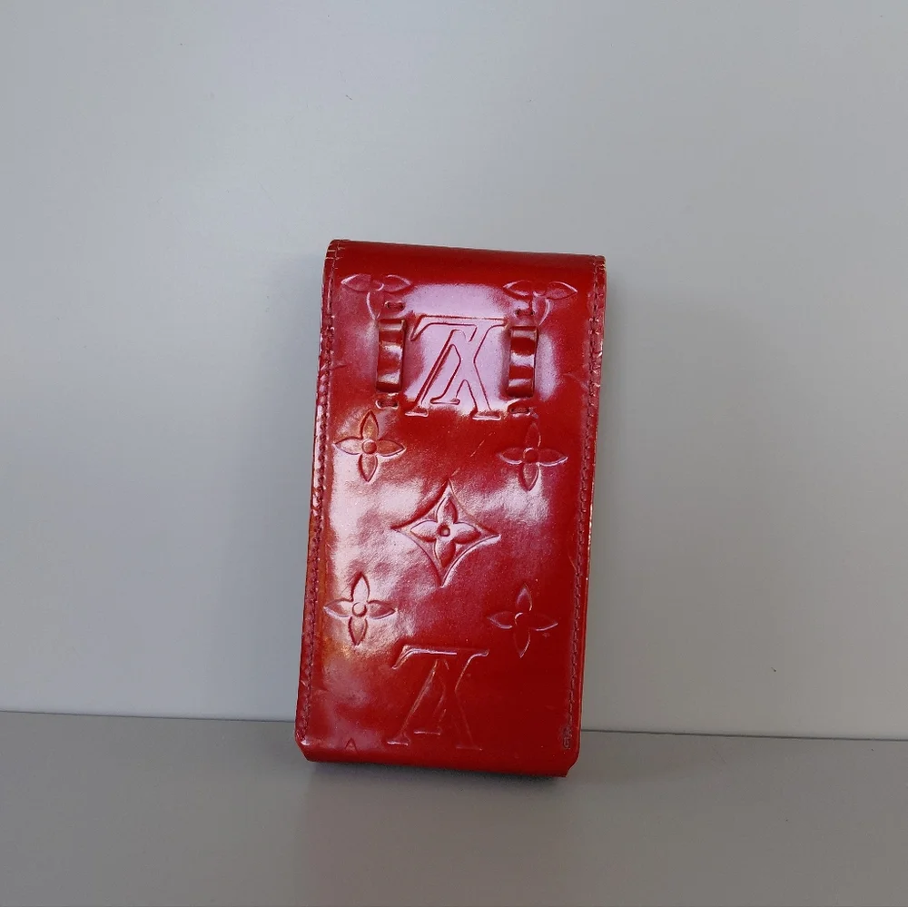 Louis Vuitton Virnes Glossy Red Phone Holster